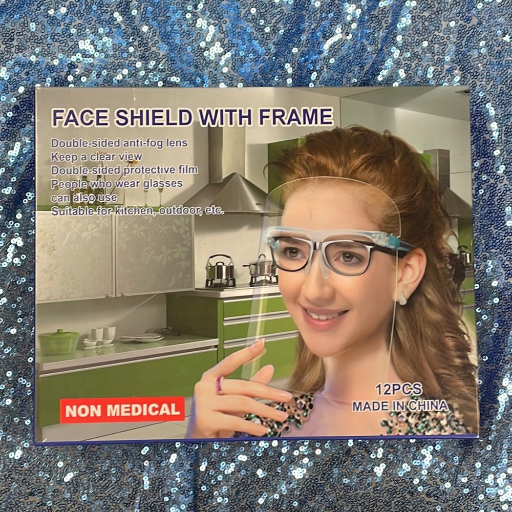 12pc Face Shield Mask